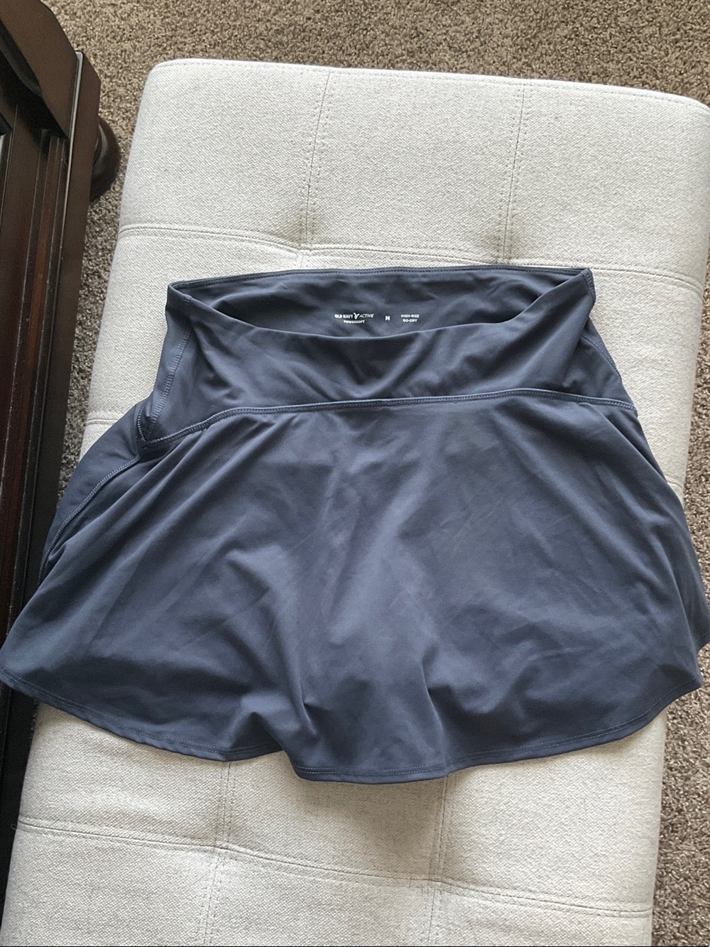 Old Navy Blue Performance Skort with built in spandex shorts